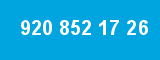 920 852 17 26